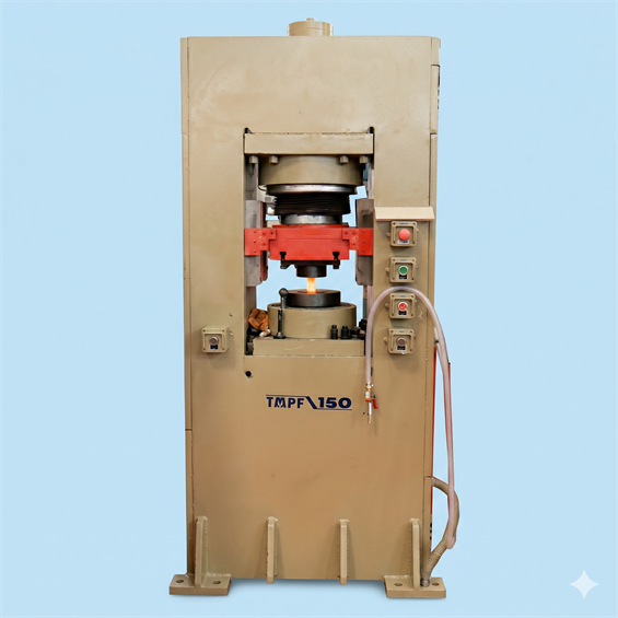 Hydraulic press machine view 2