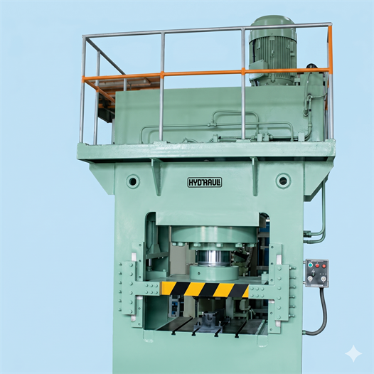 Hydraulic press machine view 1